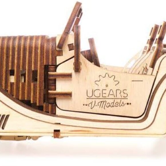 NEW UGEARS Car Roadster Vehicle Model 3D Wooden Puzzle Craft Project Brand new M - Picture 5 of 16